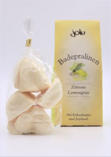 Badepraline Zitrone Lemongras