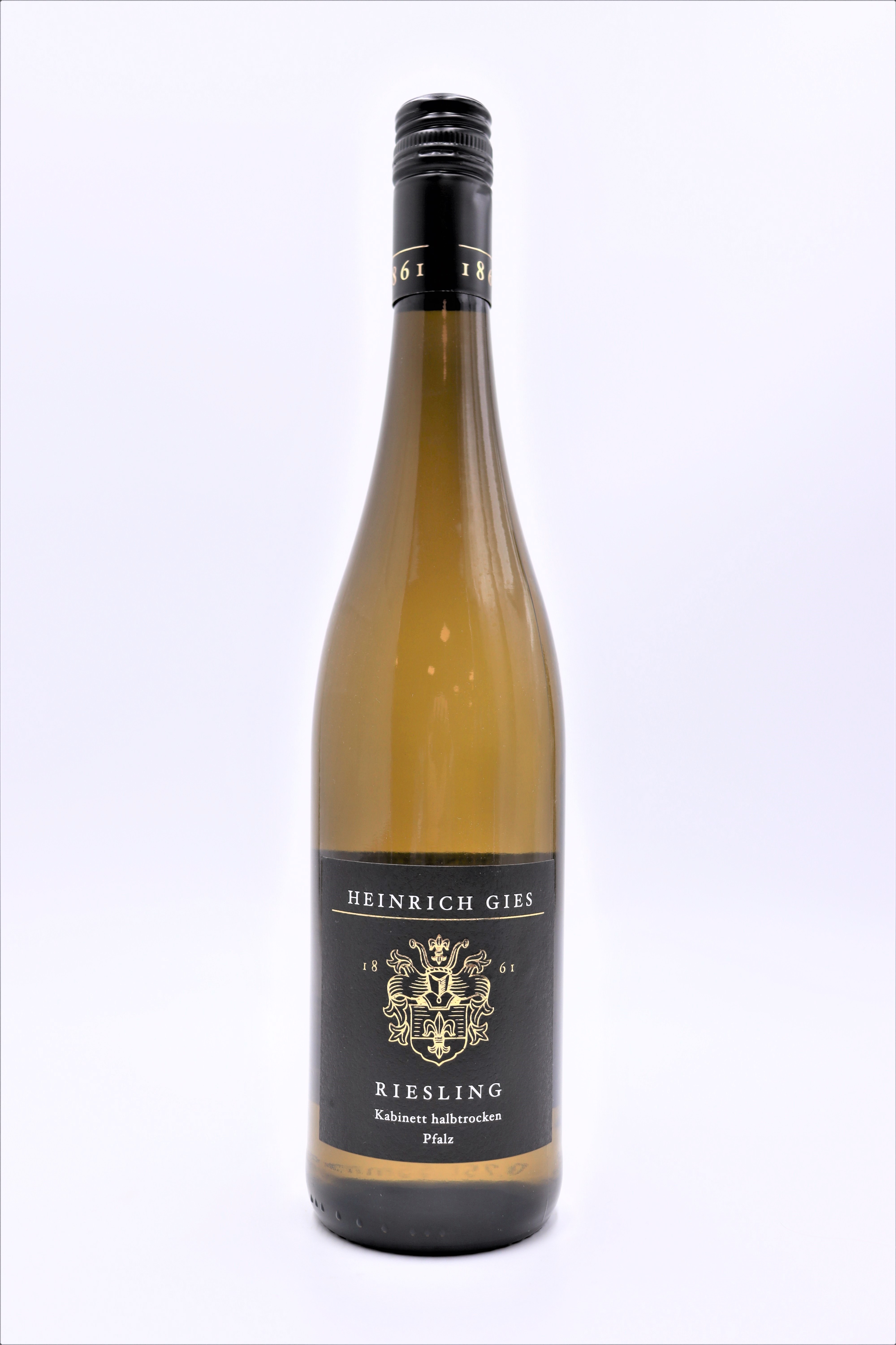 Wein Heinr. Gies Riesling halbtr.