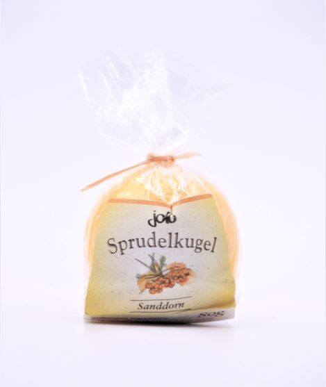 Sprudelkugel Sanddorn