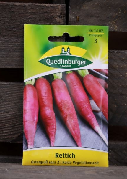 Rettich-Ostergruß rosa 2