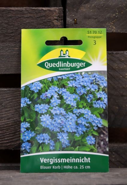 Vergissmeinnicht-Blauer Korb