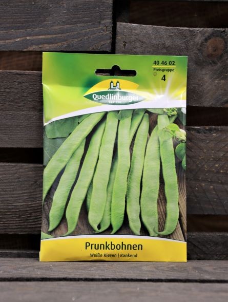 Prunkbohnen-weiße Riesen
