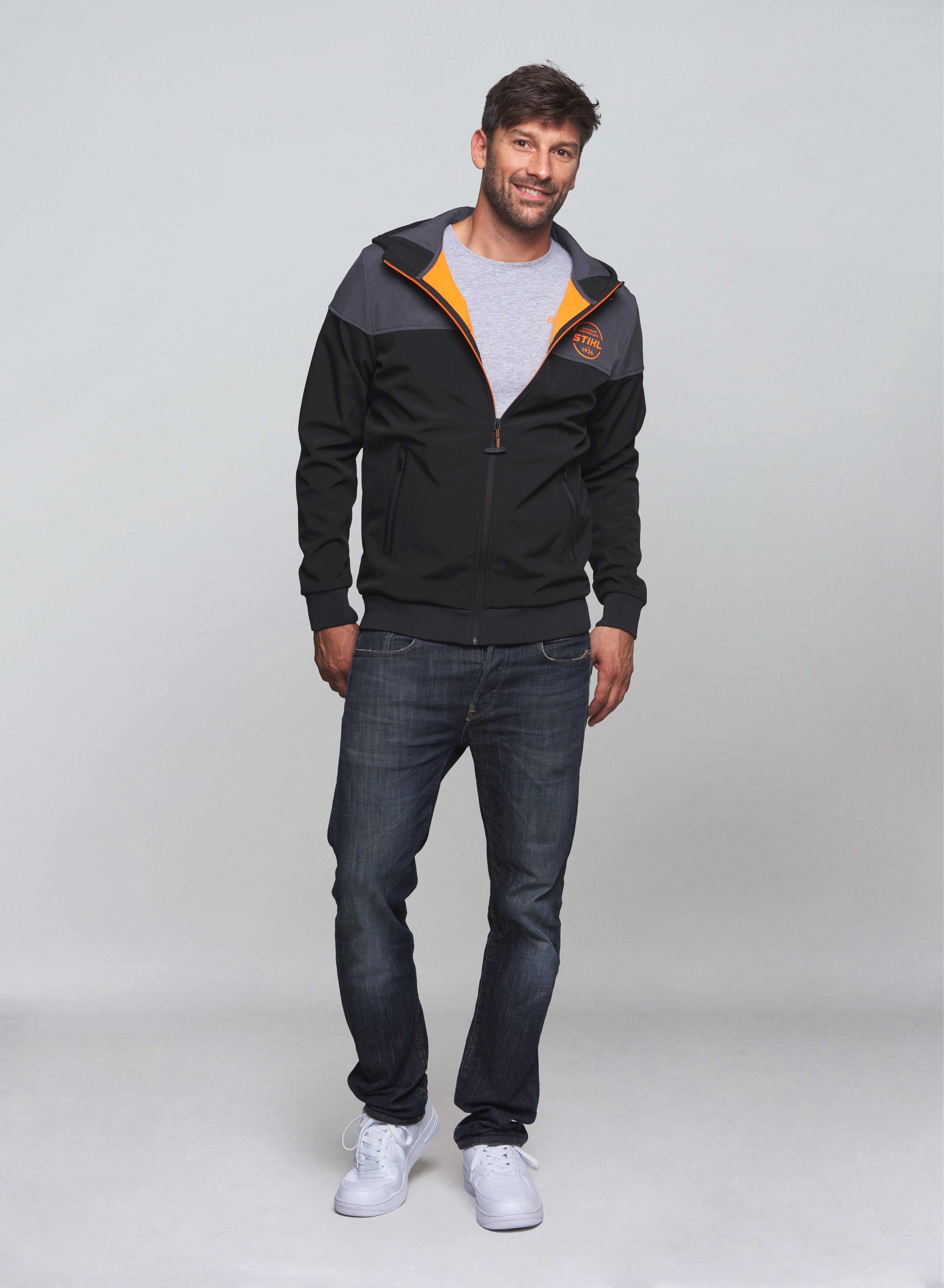 STIHL SOFTSHELLJACK LOGO-CIRCLE GR S