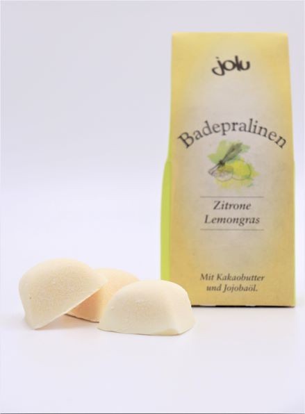 Badepraline Zitrone Lemongras