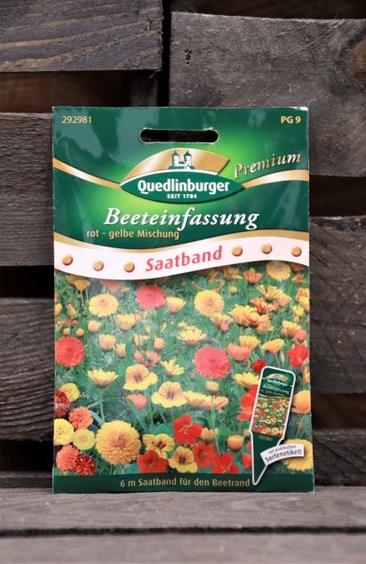 Beeteinfassung-rot gelb Premium