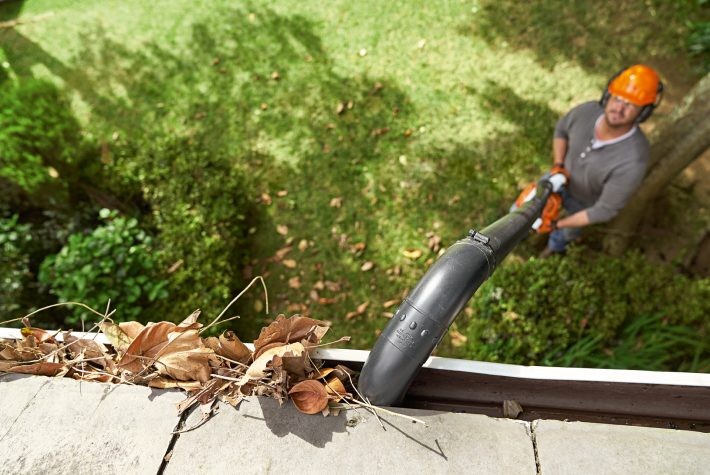 Dachrinnen-Reinigungsset