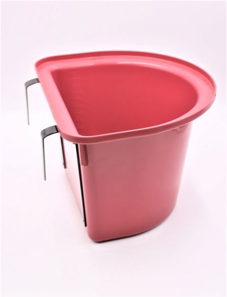 Transportkrippe rose mit Einhängebügel