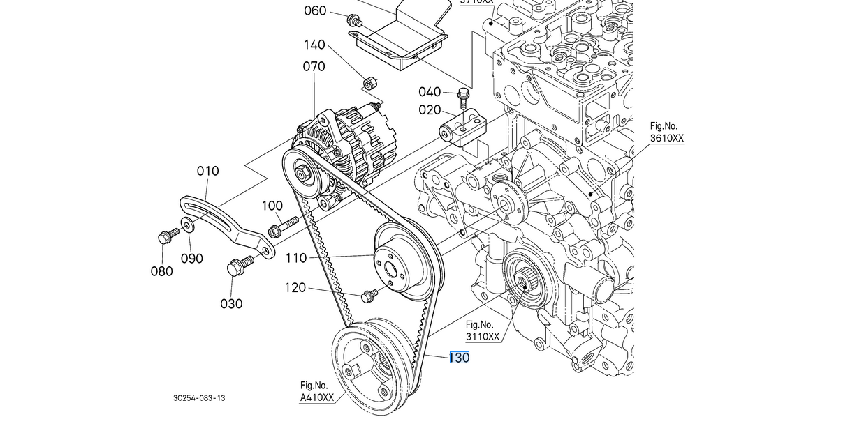 Keilriemen für M6040/7040