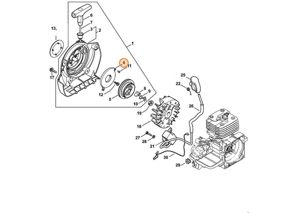 RÜCKHOLFEDER+Plaste-Halter