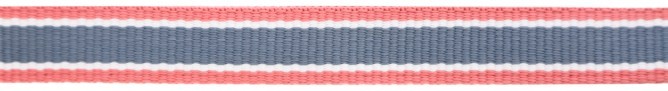 Halfter Cora Cob Grau/Rose/Weiß